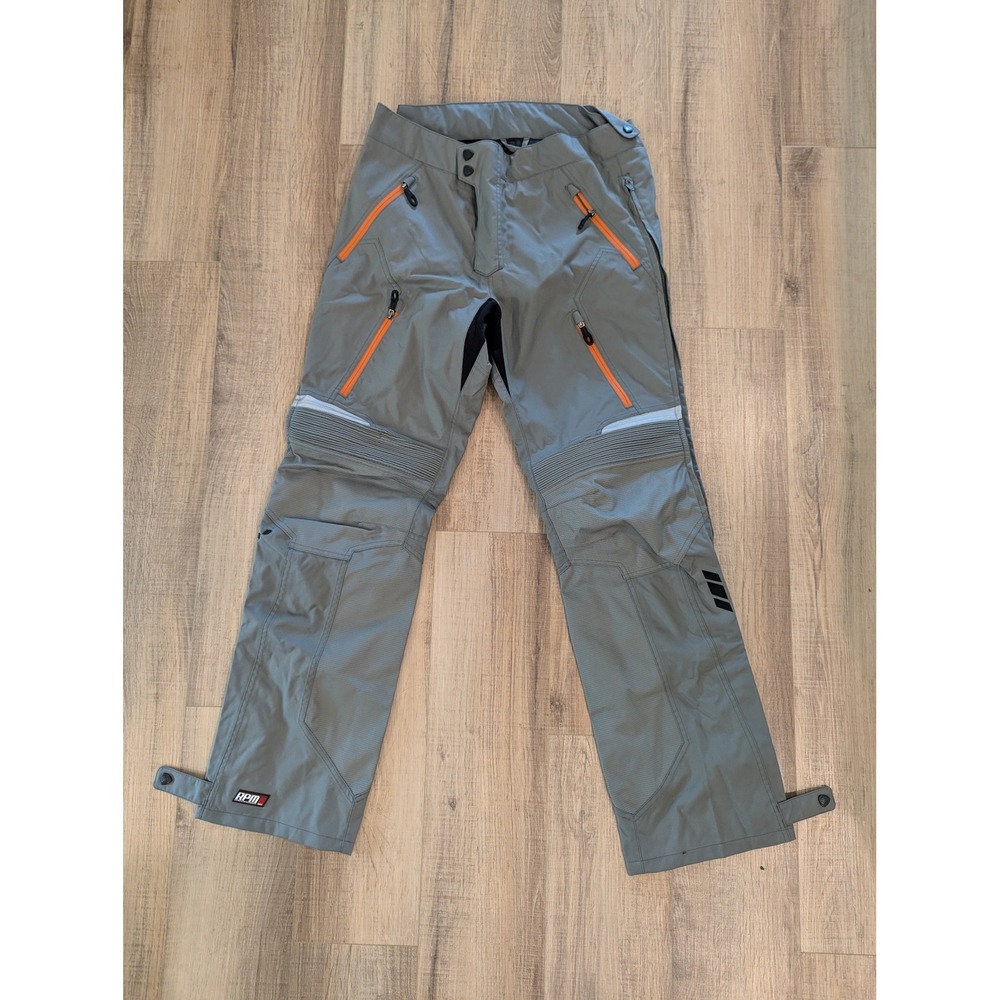 Can-Am BRP RPM Riding Pants Gray Shell ATV UTV Motorcycle Mens 38 NWOT